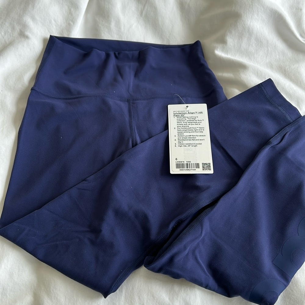 Lululemon Align HR Pant 25”, Size 6